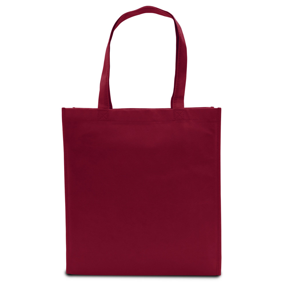 LISBOA – Shopper met bodem- en zijvouw - Bordeaux