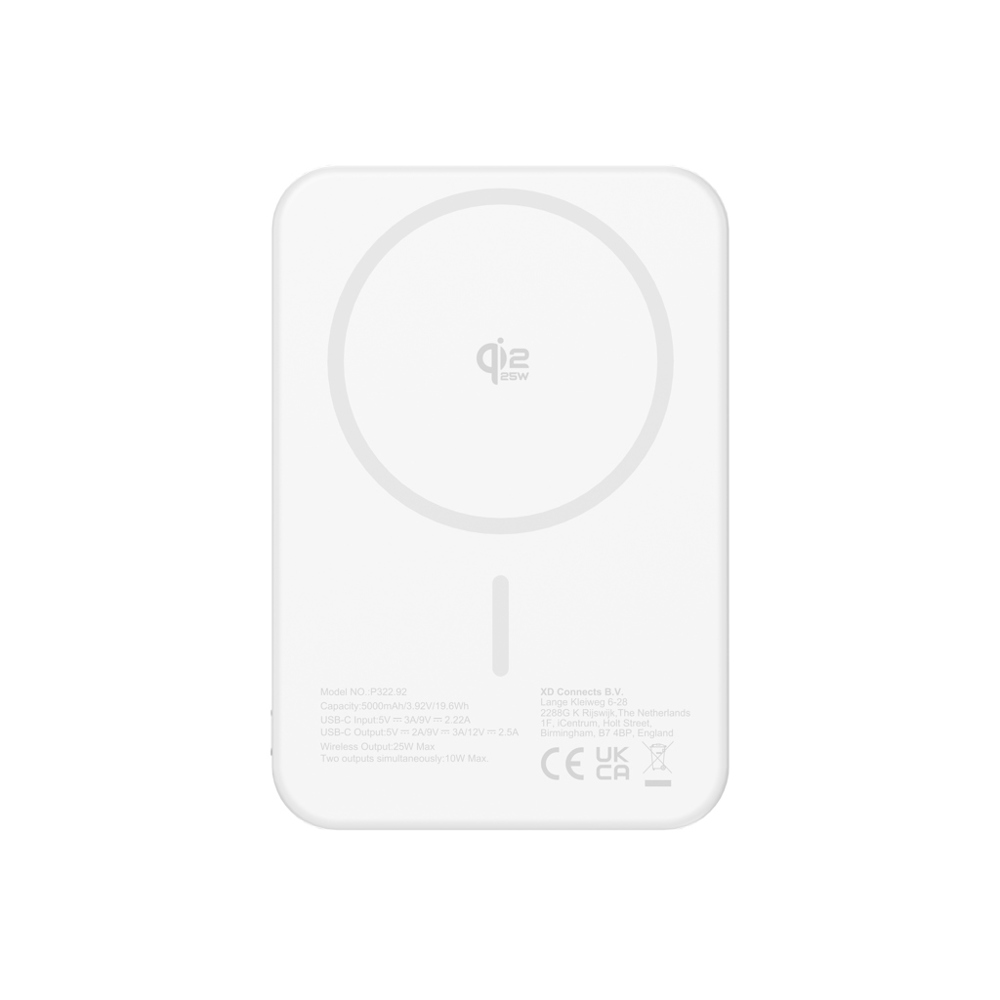 Urban Vitamin Pomona 5000mAh Qi2.2 25W magnetische powerbank