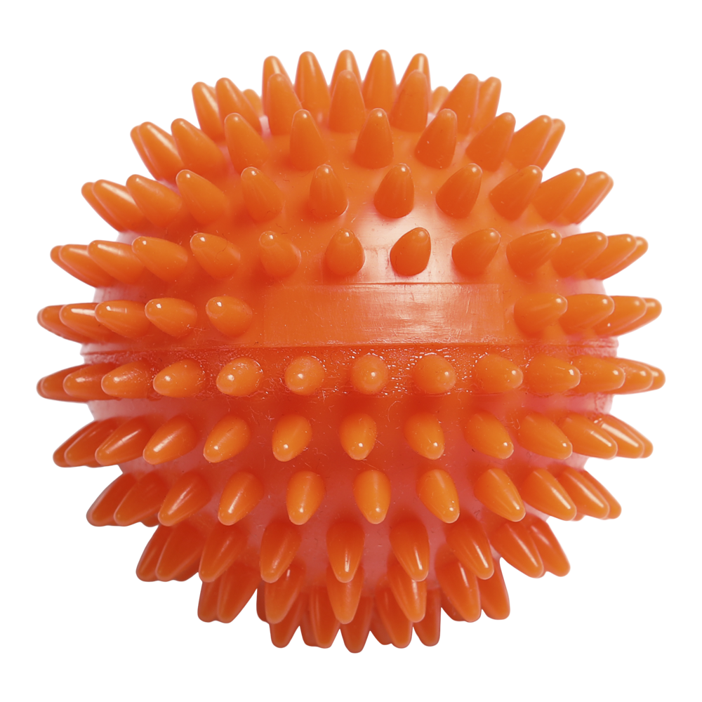 Massagebal / Egelbal met rechthoekig reliëf (63mm), "Made in Germany"