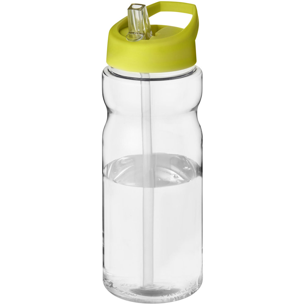 H2O Active® Base Tritan™ 650 mlsportfles met tuitdeksel - Transparant helder, Lime
