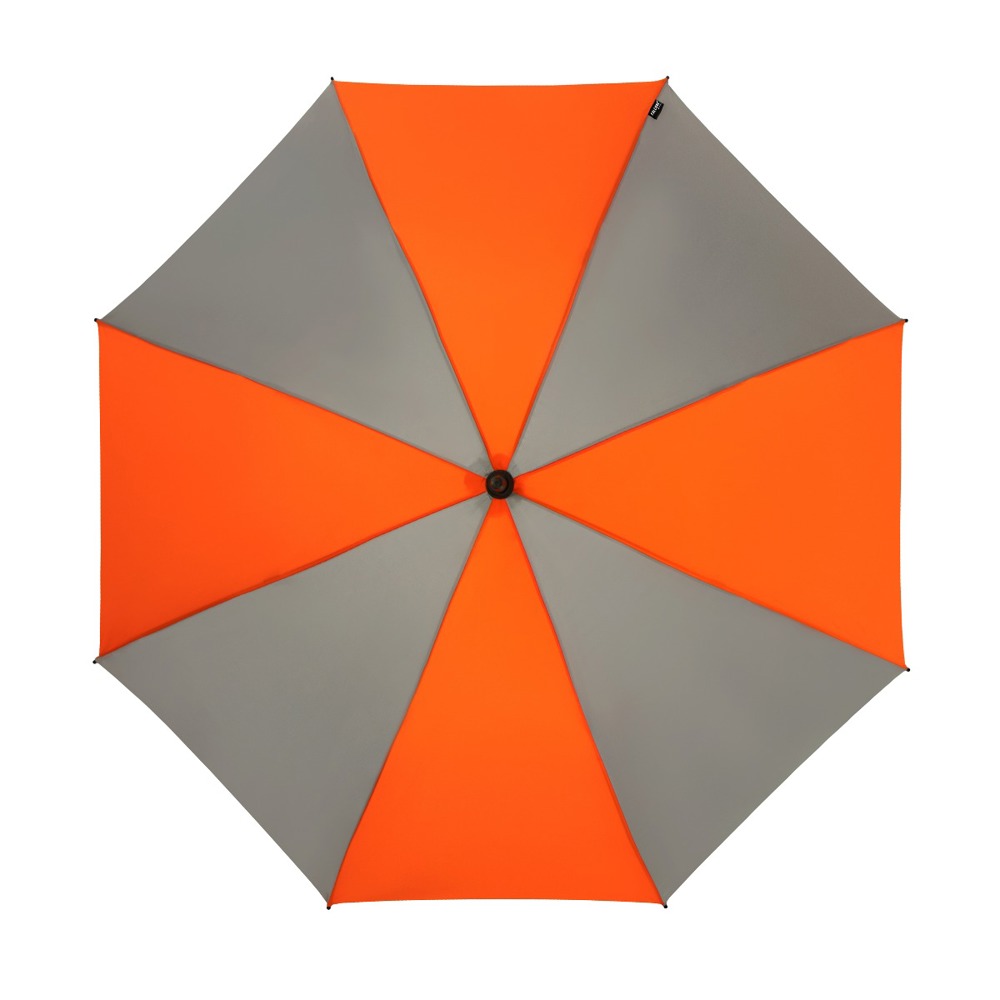 FALCONE - Reflecterende paraplu - Automaat - Windproof -  120 cm - Oranje / Zilver