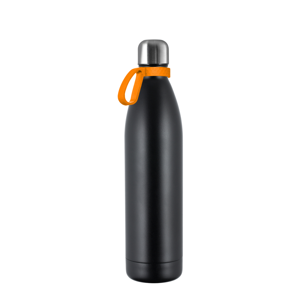 Thermofles RETUMBLER-NIZZA XL - zwart, zilver, oranje