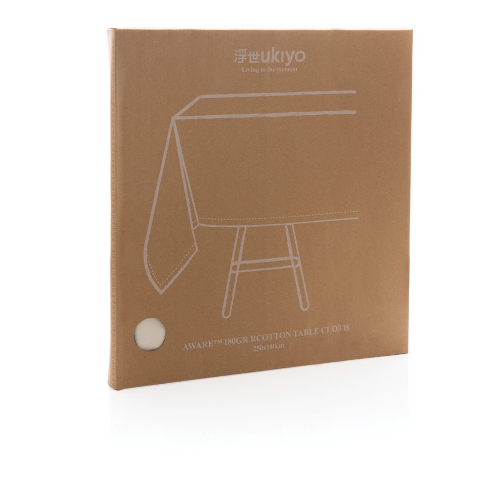 Ukiyo Aware™ 180gr recycled katoenen tafelkleed 250x140cm