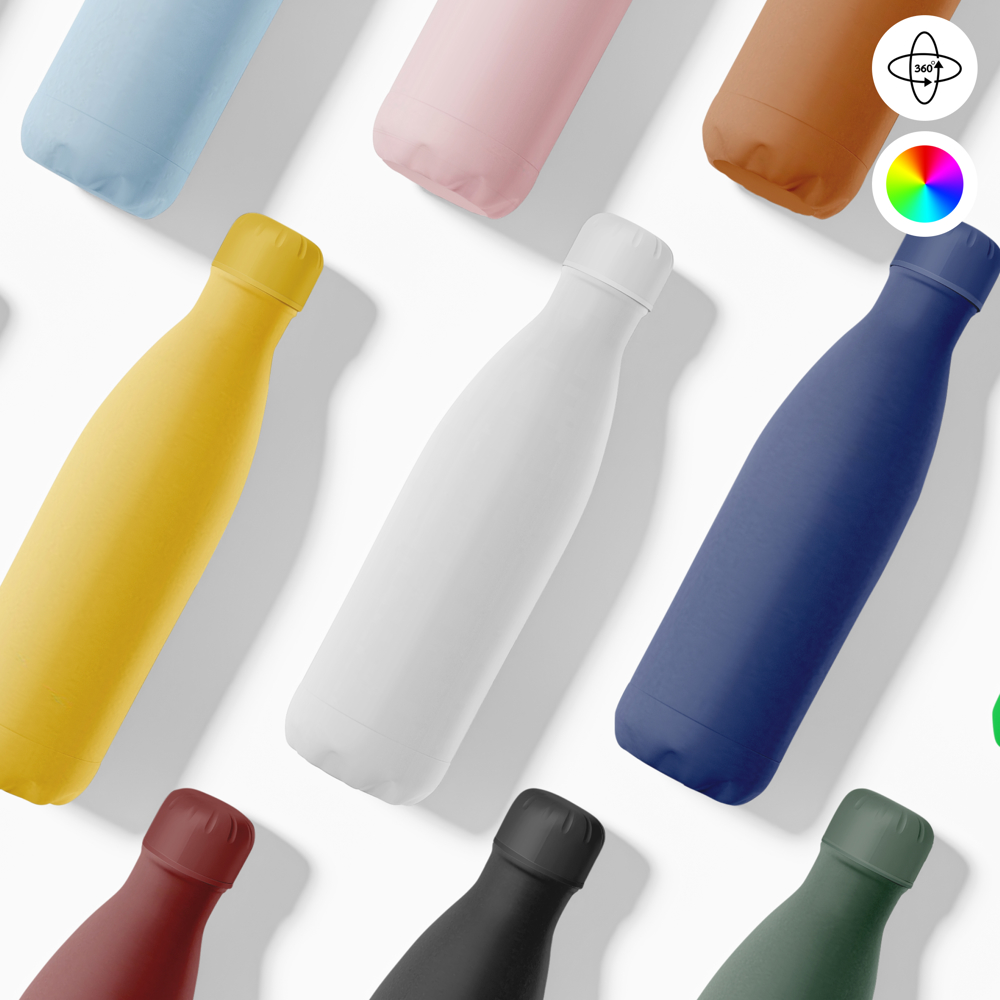 Thermosfles / Drinkfles - 500 ml - Wit