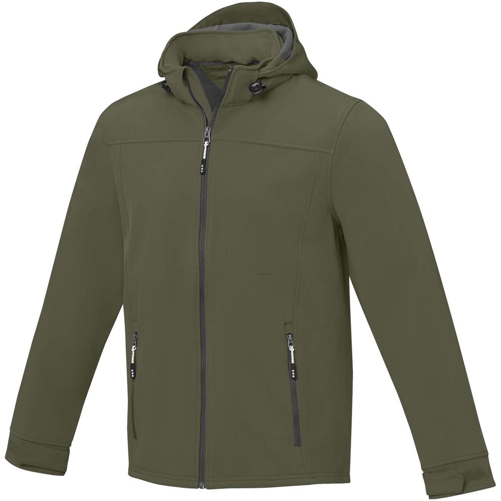 Langley softshell heren jas - Bosgroen