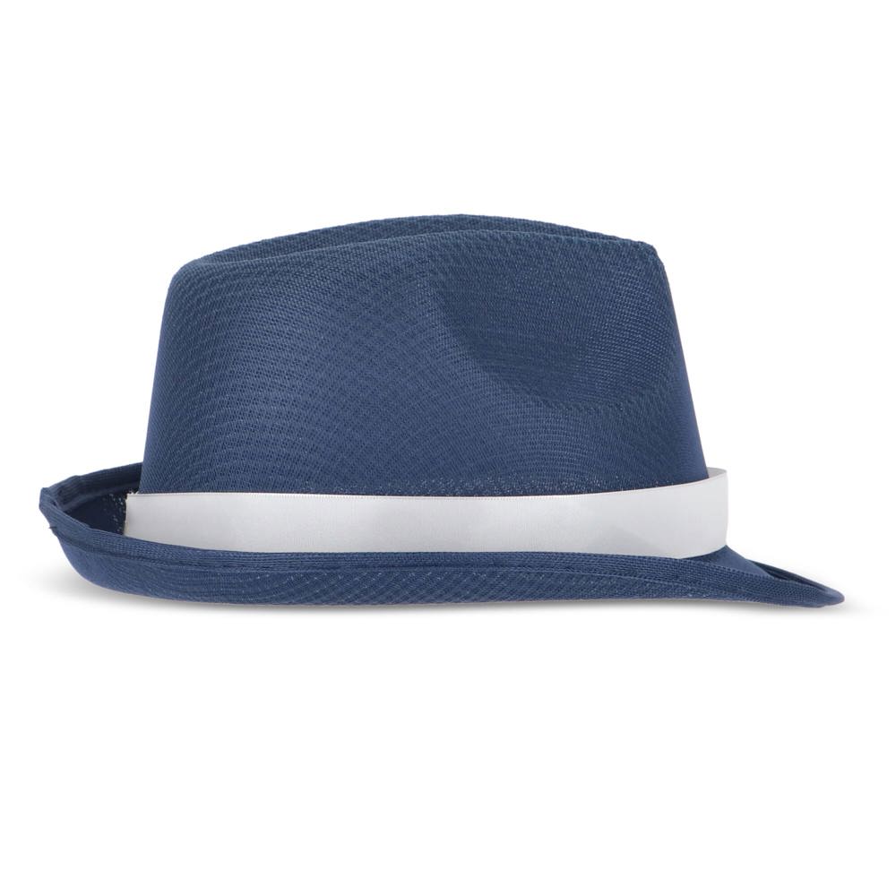 Polyester hoed met band