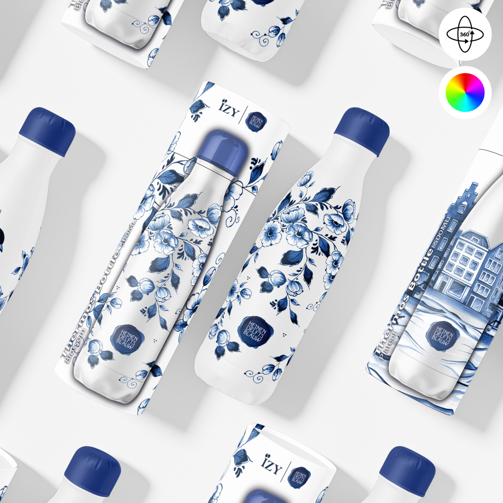 Thermosfles x Delfts Blauw - Blossom - 500 ml