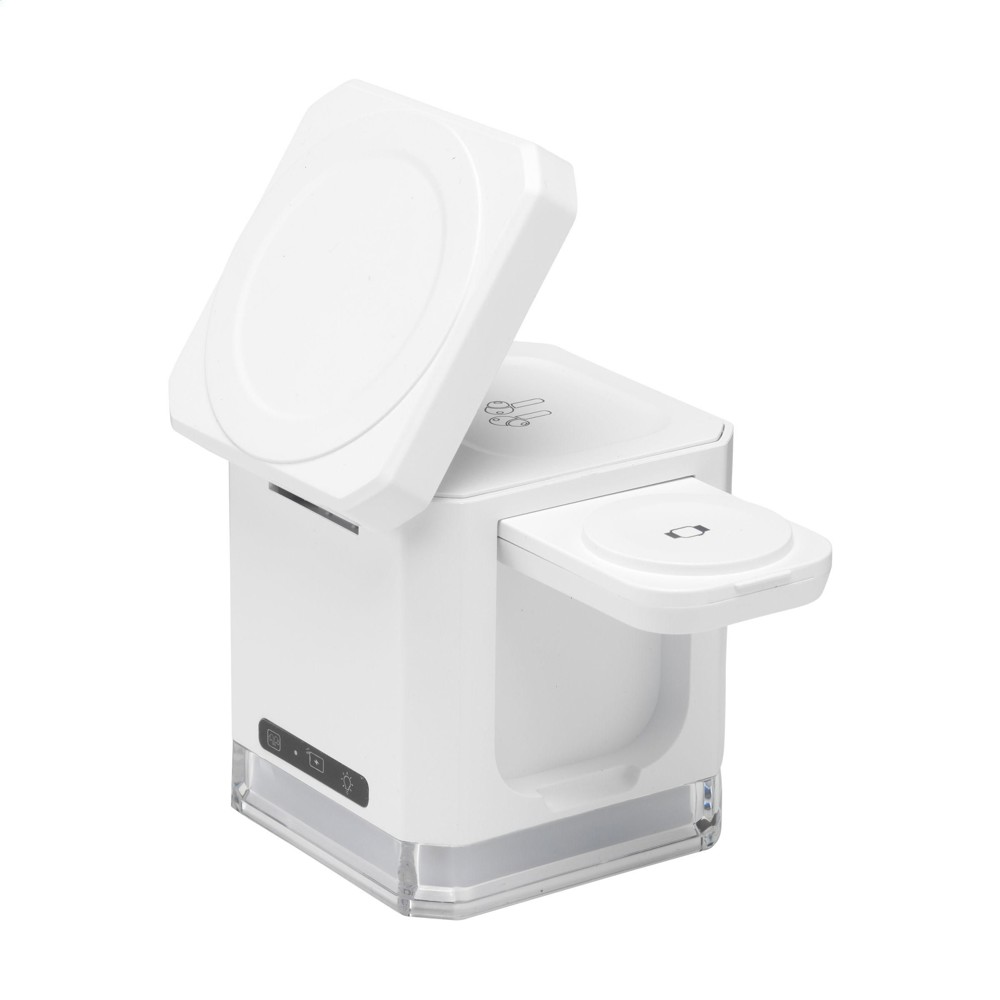 Cube Magsafe 3-in-1 RCS Recycled ABS Charging Stand - wit
