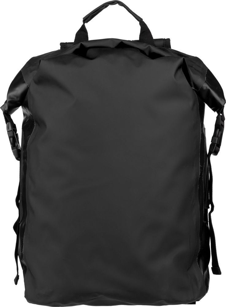 Zeildoek (250D) roll-top rugzak Hermann - zwart