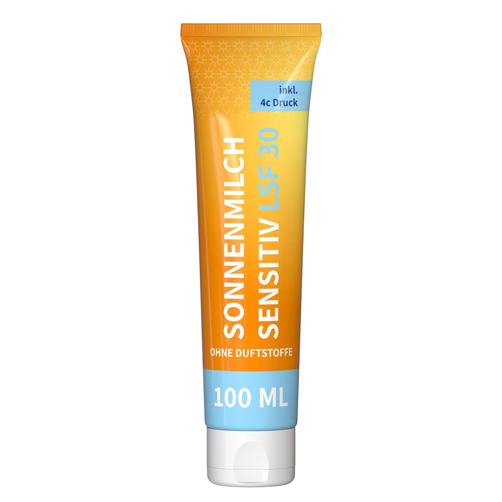 Zonnemelk Gevoelige Huid SPF 30, 100 ml tube