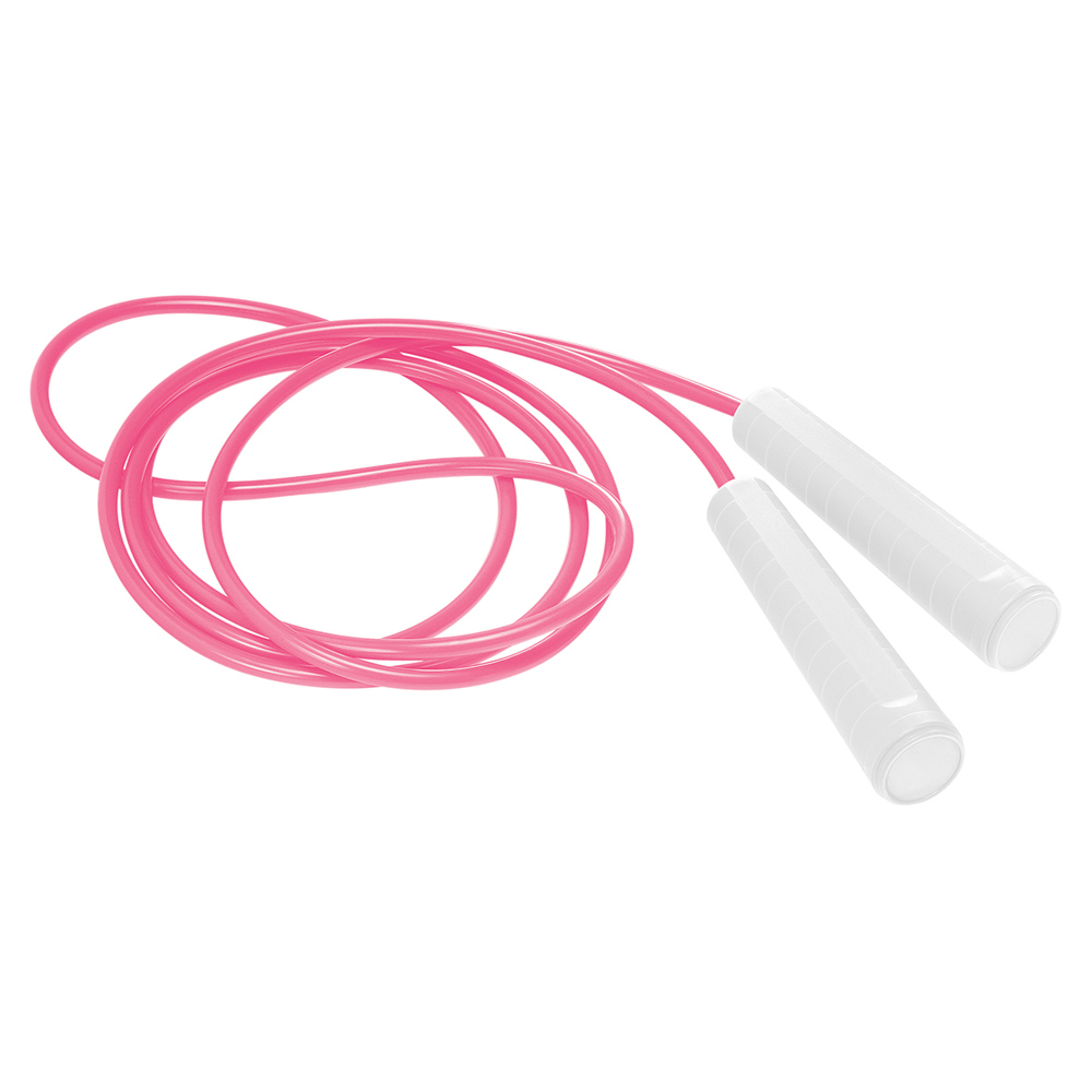 Springtouw - wit/wit/fuchsia