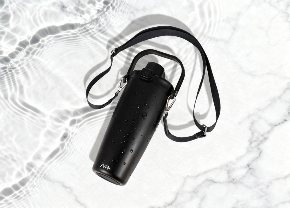 Avira Ayala RCS R-RVS duosip afsluitbare crossbody tumbler