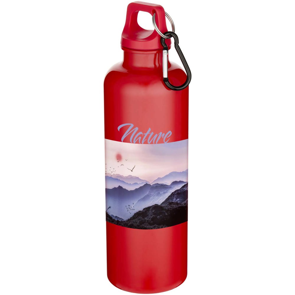 Oregon 750 ml effen RCS gerecycleerde plastic drinkfles met karabijnhaak