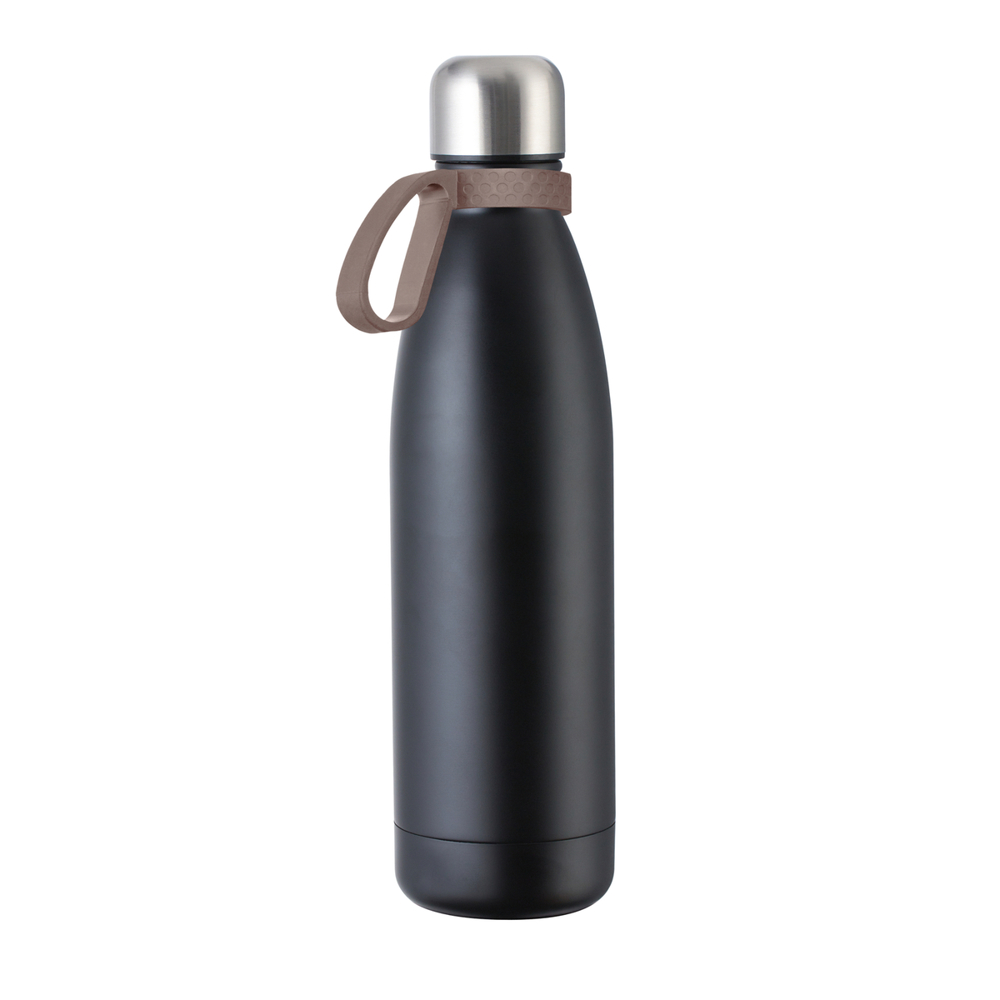 Fles RETUMBLER-myTOULON - bruin, zwart, zilver