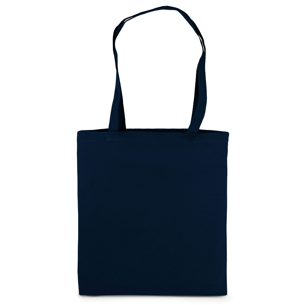 RIAD – Katoenen tas met lange handvatten - Donkerblauw