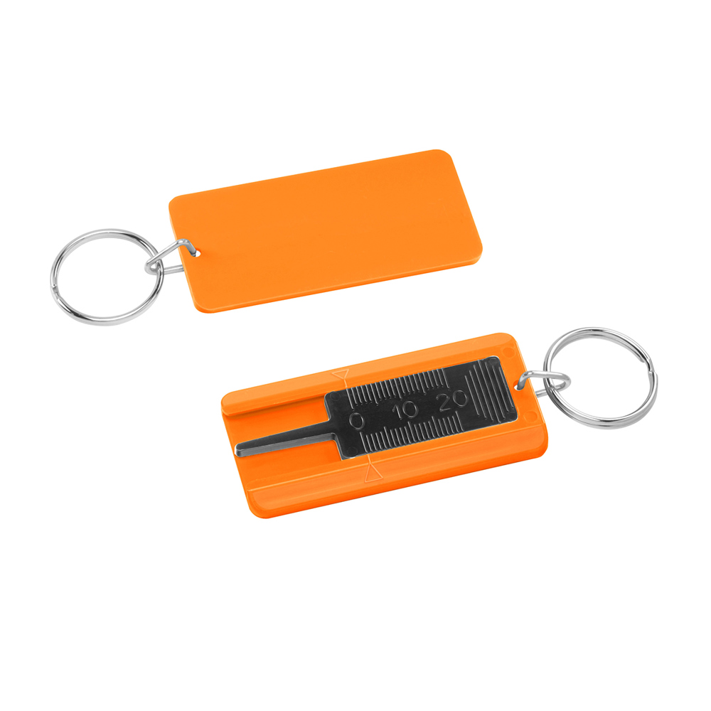 Bandenprofiel dieptemeter - zwart/oranje