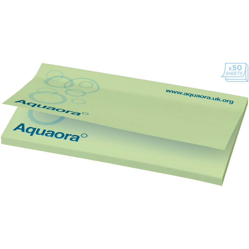 Sticky-Mate® sticky notes 127x75 mm - Mintgroen