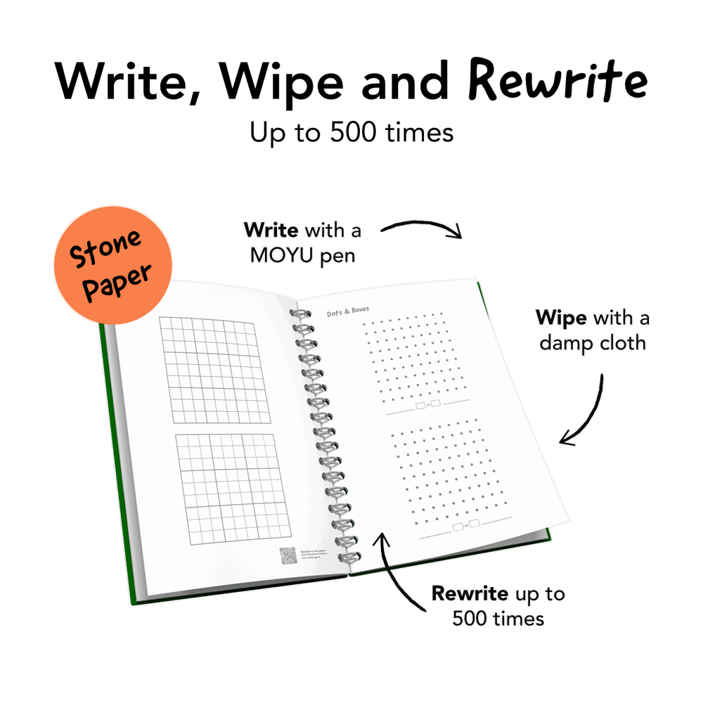 MOYU Uitwisbaar Game Book A5 Softcover