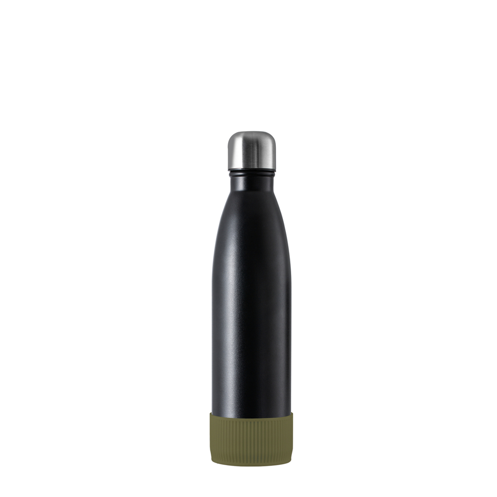 Thermofles RETUMBLER-NIZZA - zwart, zilver, oijfgroen