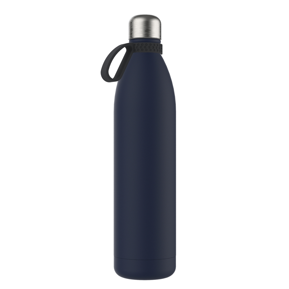 Thermofles RETUMBLER-NIZZA XXL - donkergrijs, navy, zilver