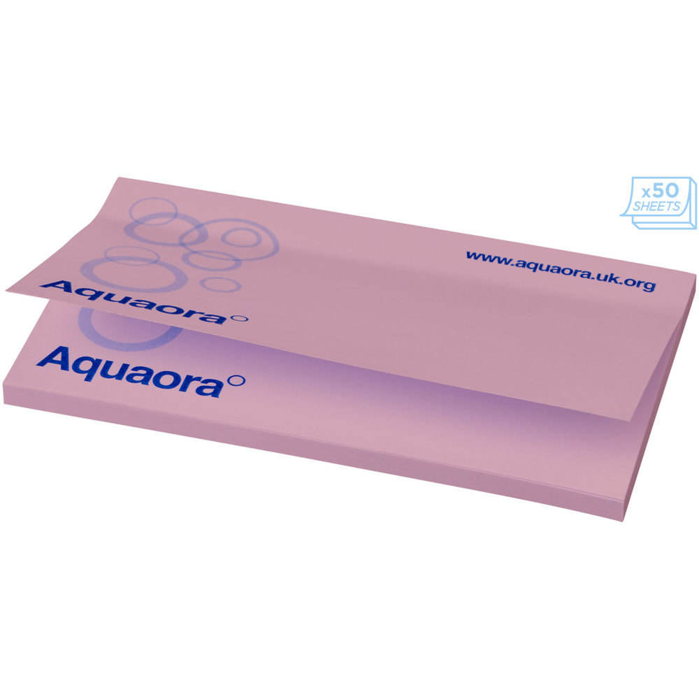 Sticky-Mate® sticky notes 127x75 mm - Lichtroze