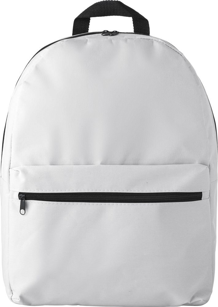 Polyester (600D) rugzak Dave - Wit