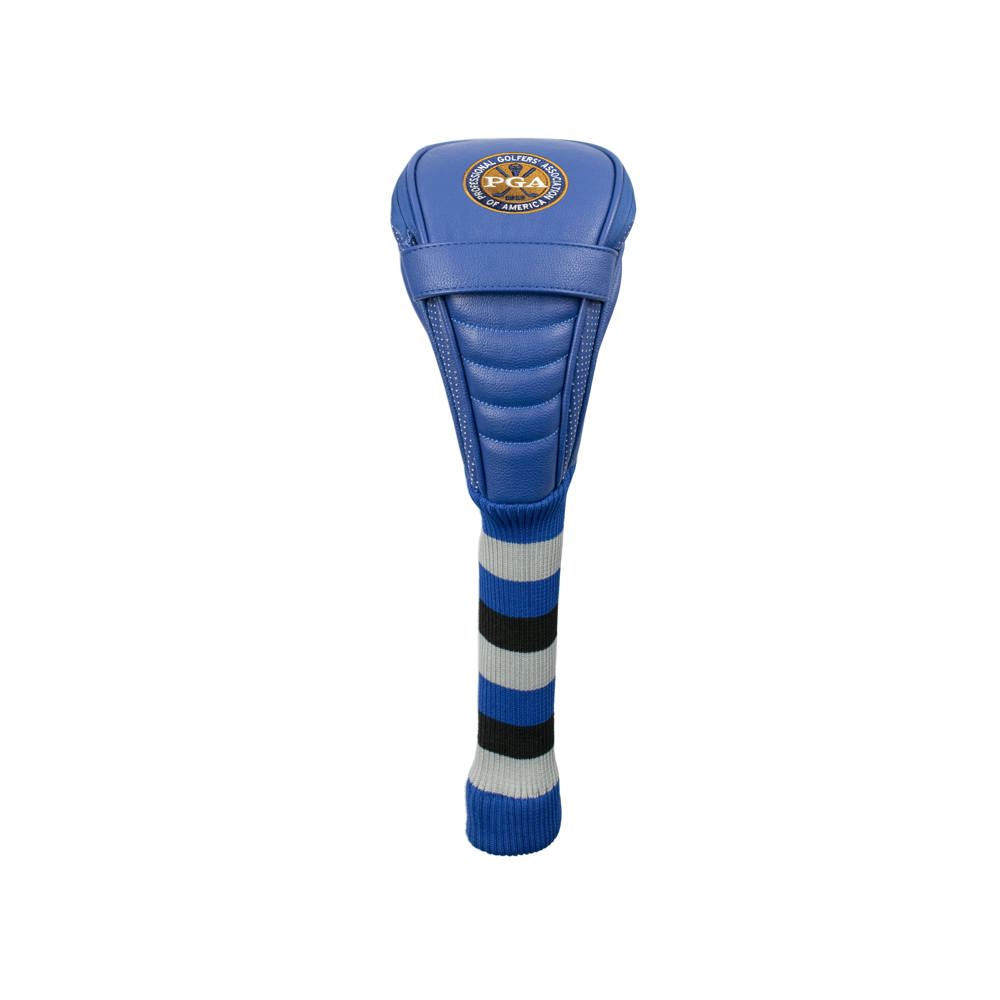 Leatherette headcover Fairway - Blauw
