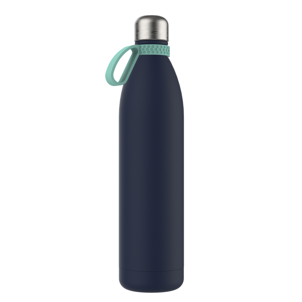 Thermofles RETUMBLER-NIZZA XXL - lichtblauw, navy, zilver