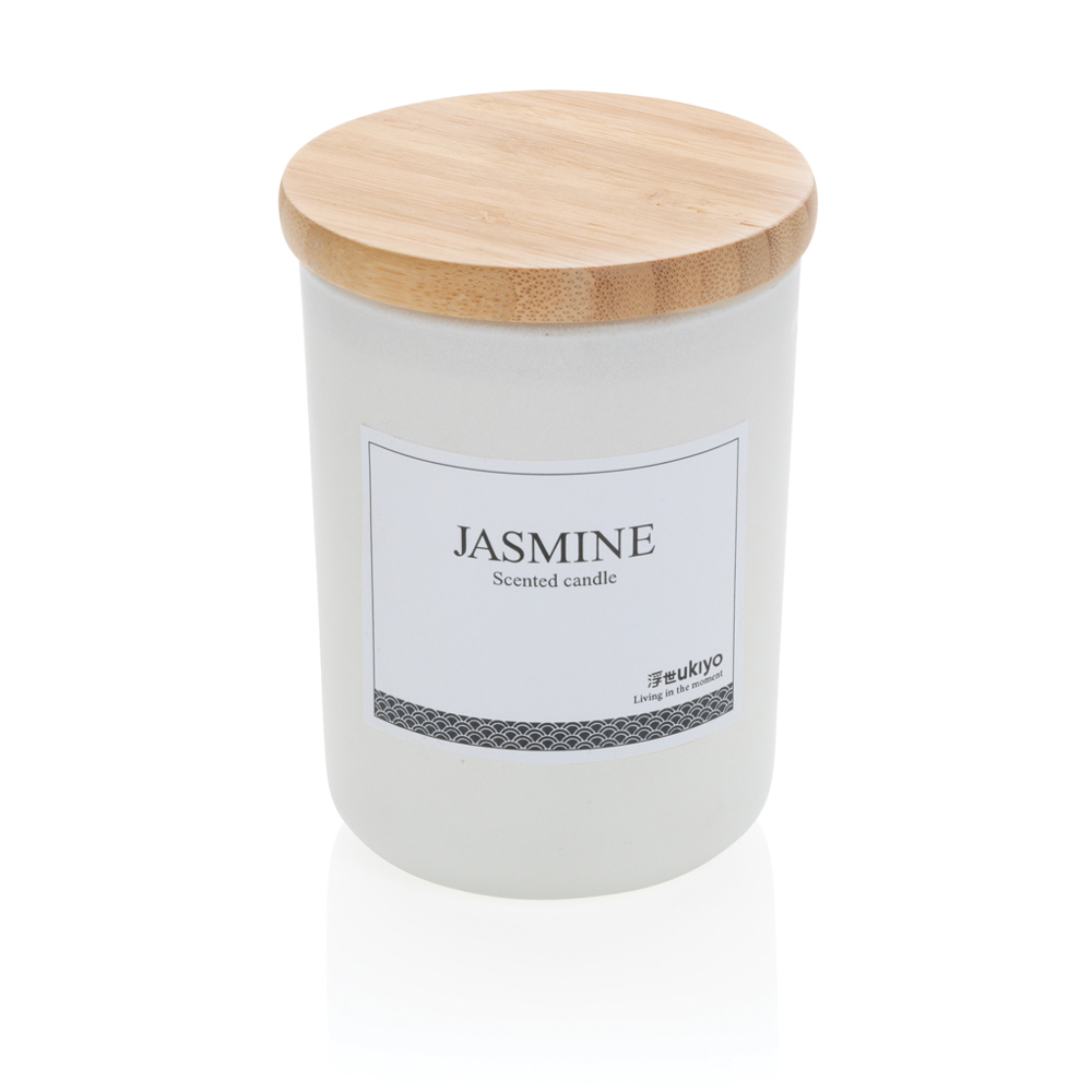 Ukiyo luxe geurkaars met bamboe deksel