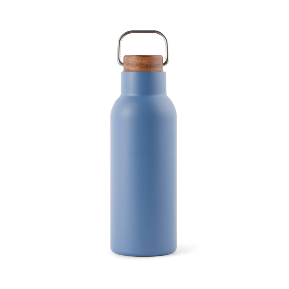 VINGA Ciro RCS gerecycled RVS vacuümfles 580ML - blauw (± PMS 2373 C)