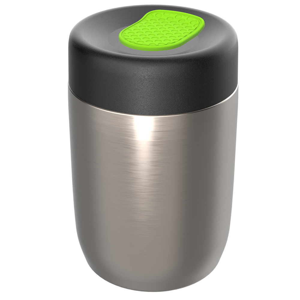 Thermo lunchpot RE98-myNIZZA - zwart, zilver, lichtgroen