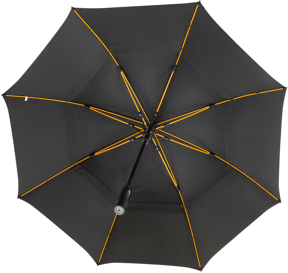 FALCONE - Stormparaplu - Automaat - Windproof -  130 cm - Zwart