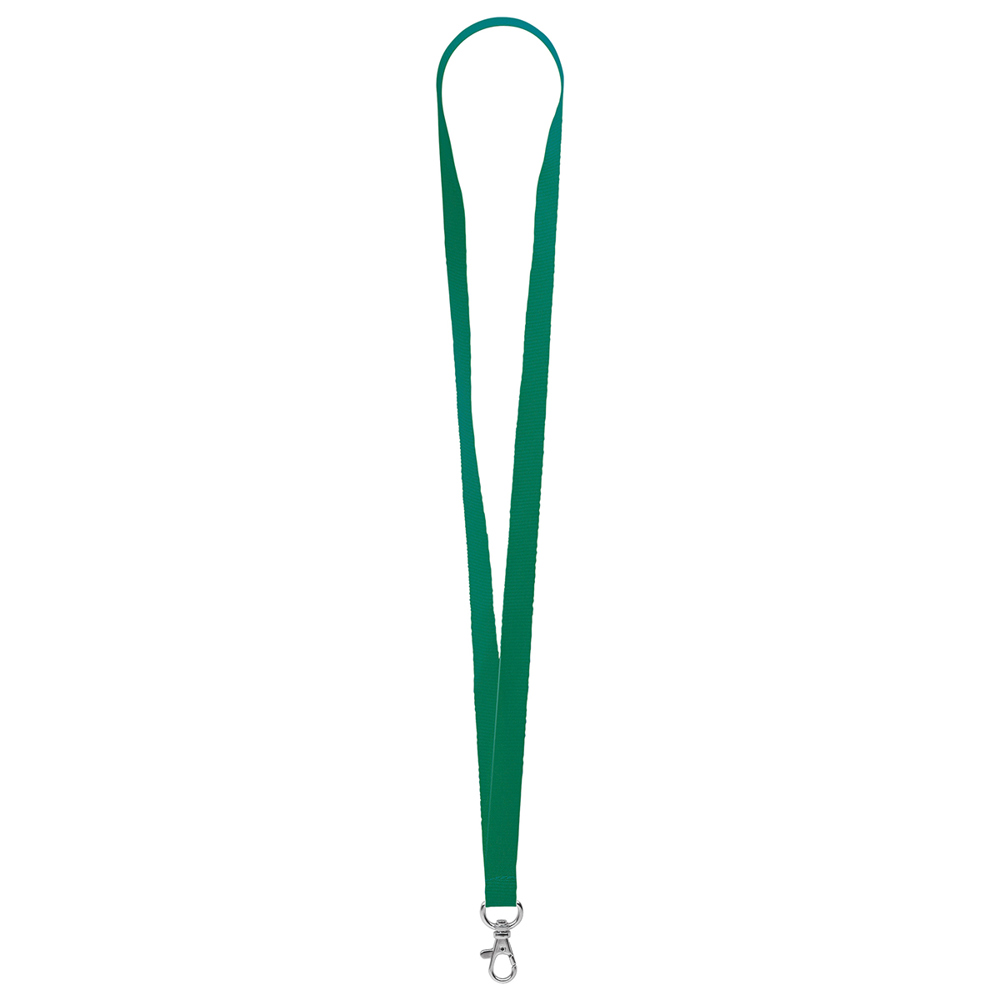 Keycord "standaard", breedte 15 mm - Bosgroen