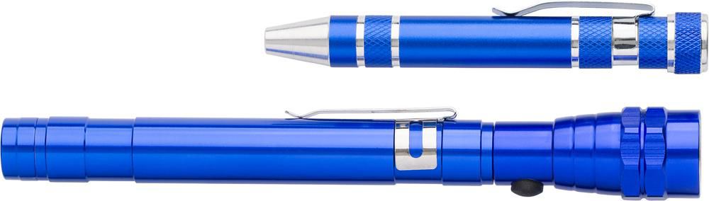 Aluminium 2-in-1 zaklamp Olivia