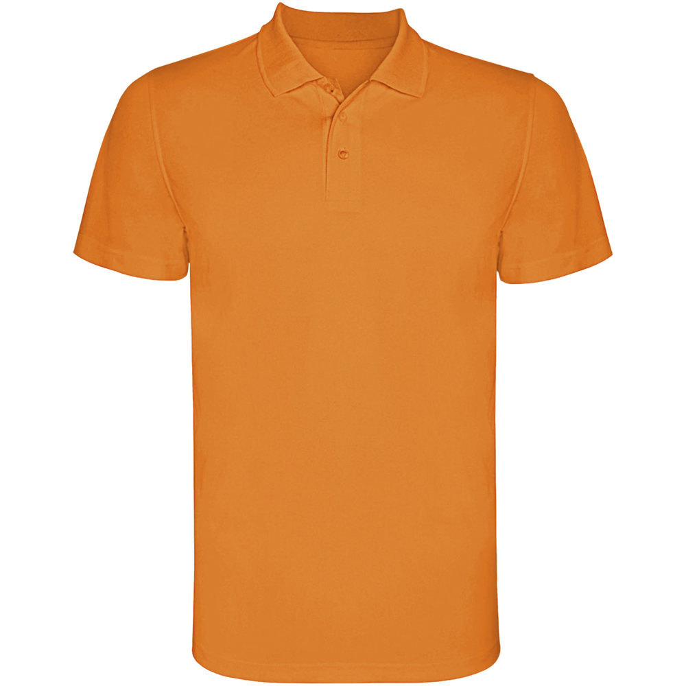 Monzha 150 g/m² sportpolo met korte mouwen voor heren - Fluor oranje
