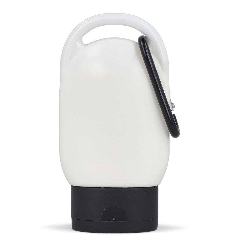 Zonnebrandlotion met Karabijnhaak SPF30 Gerecycled Materiaal - zwart
