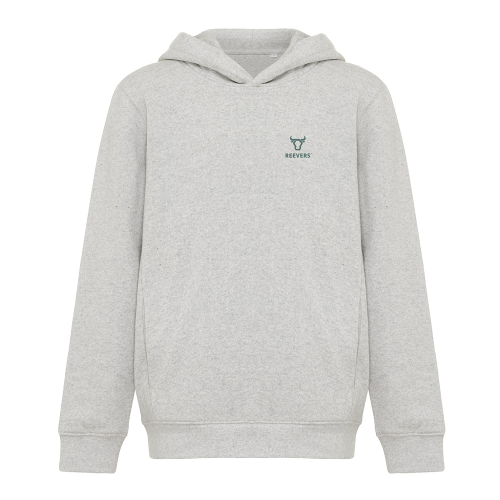 IQONIQ Yengo kids recycled katoen hoodie met steekzakken