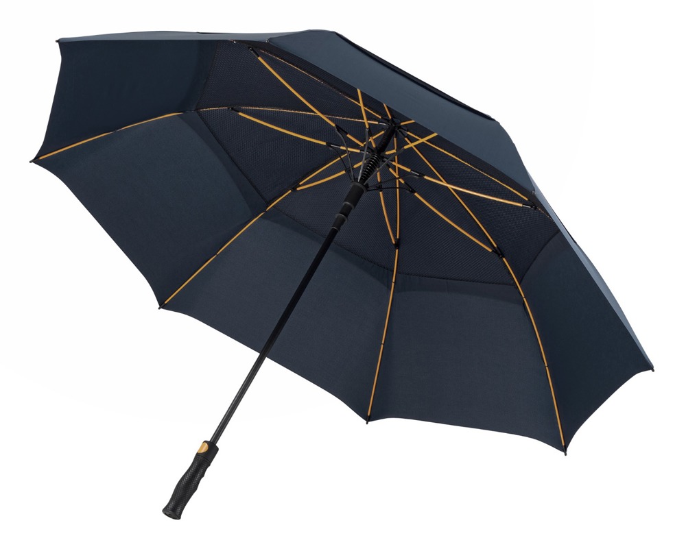 FALCONE - Stormparaplu - Automaat - Windproof -  130 cm - Marine blauw