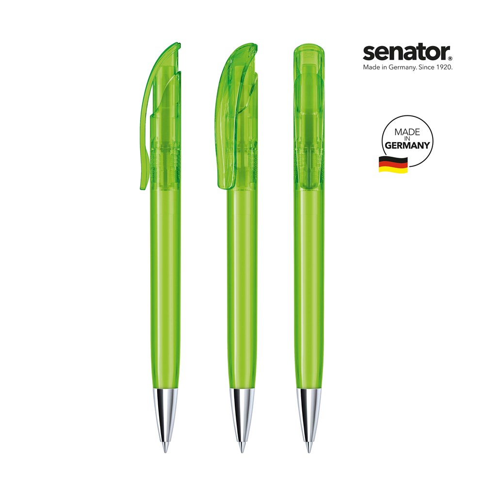 senator® Challenger Clear MT  retractable pen - groen 376