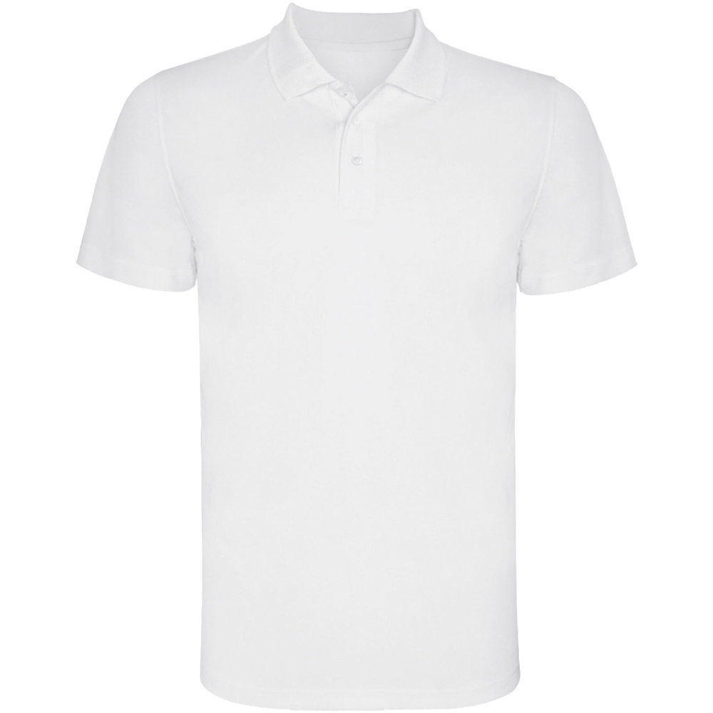 Monzha 150 g/m² sportpolo met korte mouwen voor heren - Wit