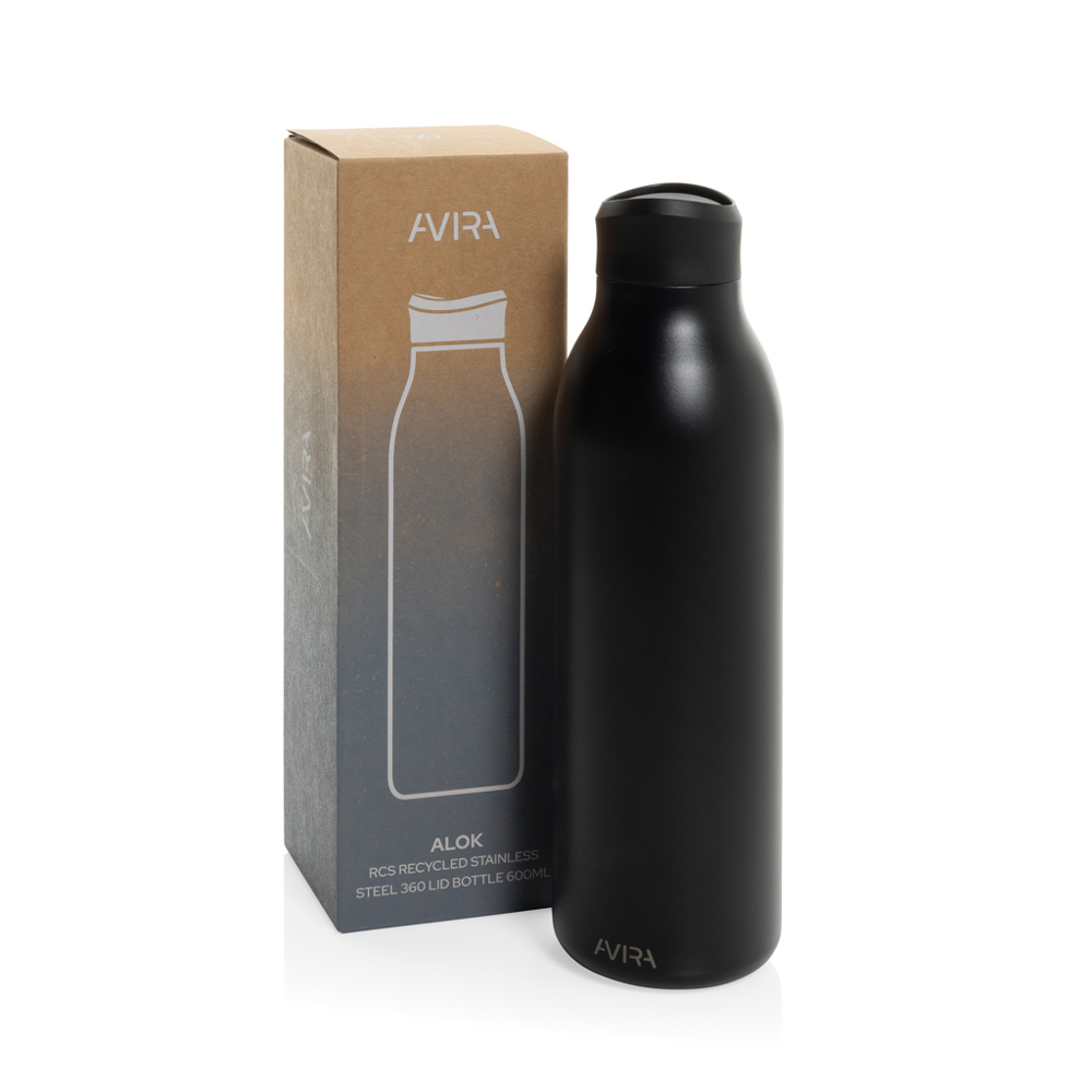 Avira Alok RCS recycled staal 360 waterfles 600ML