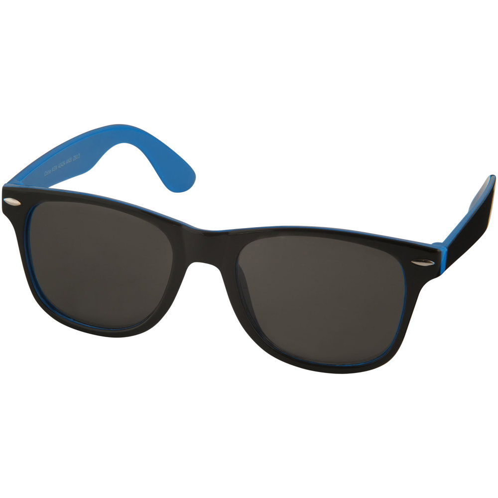Sun Ray zonnebril – colour pop - Process blue, Zwart