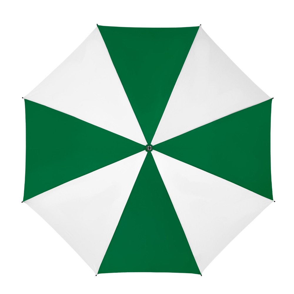 FALCONETTI - Golfparaplu - Handopening - Windproof -  125 cm - Donker groen / Wit