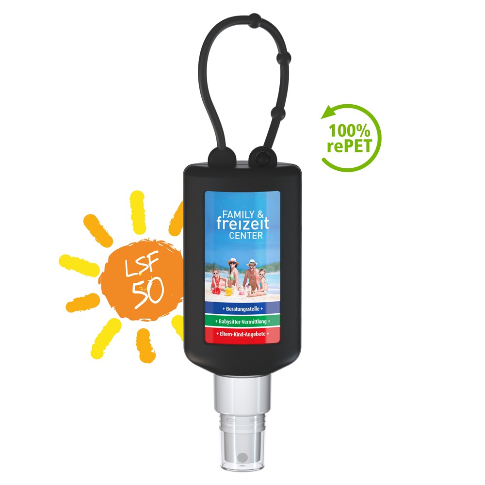 Sun Protection Spray SPF 50, 50 ml Bumper (zwart), Body Label