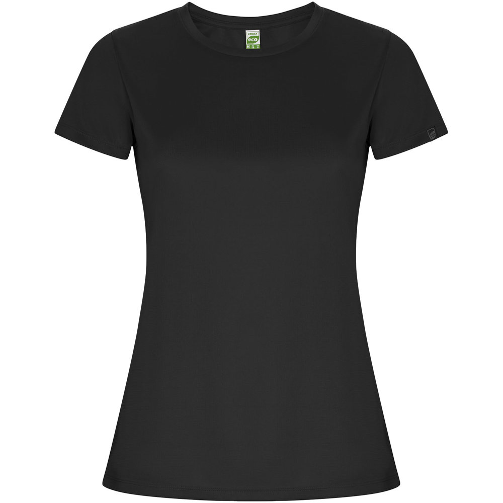 Imola 135 g/m² sportshirt met korte mouwen voor dames - Donkerlood