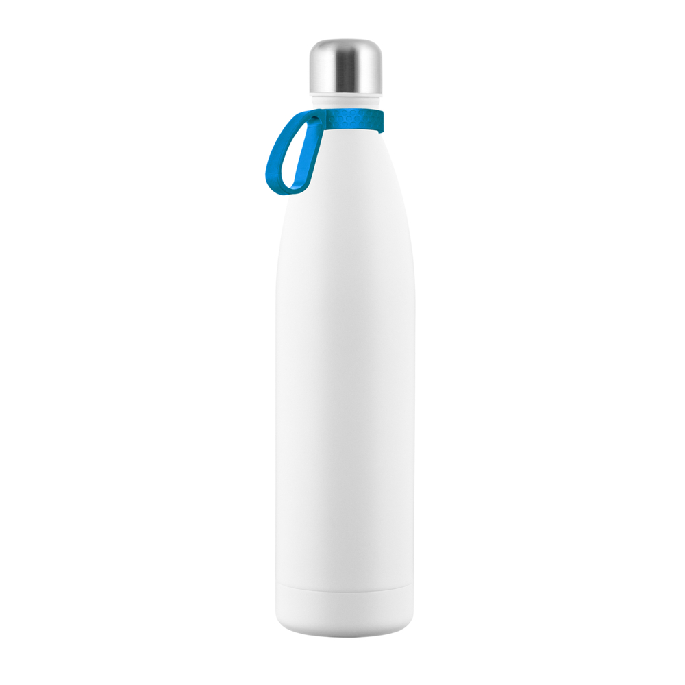 Thermofles RETUMBLER-NIZZA XXL - cyaan, zilver, wit