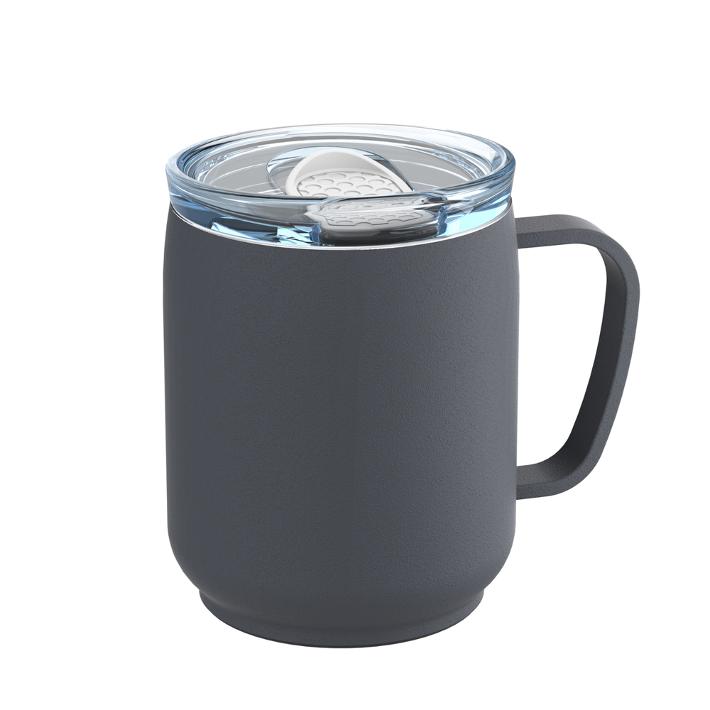 Thermobeker RETUMBLER-myNIZZA CERAMIC - wit, transparant, donkergrijs