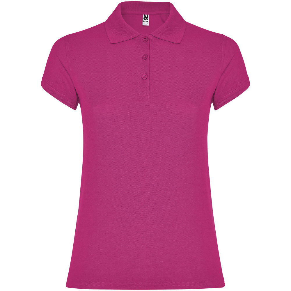 Star 200 g/m² damespolo met korte mouwen - Rosette
