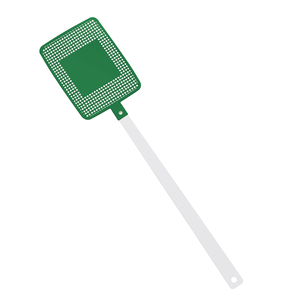 Vliegenmepper "vierkant" - Wit/Groen