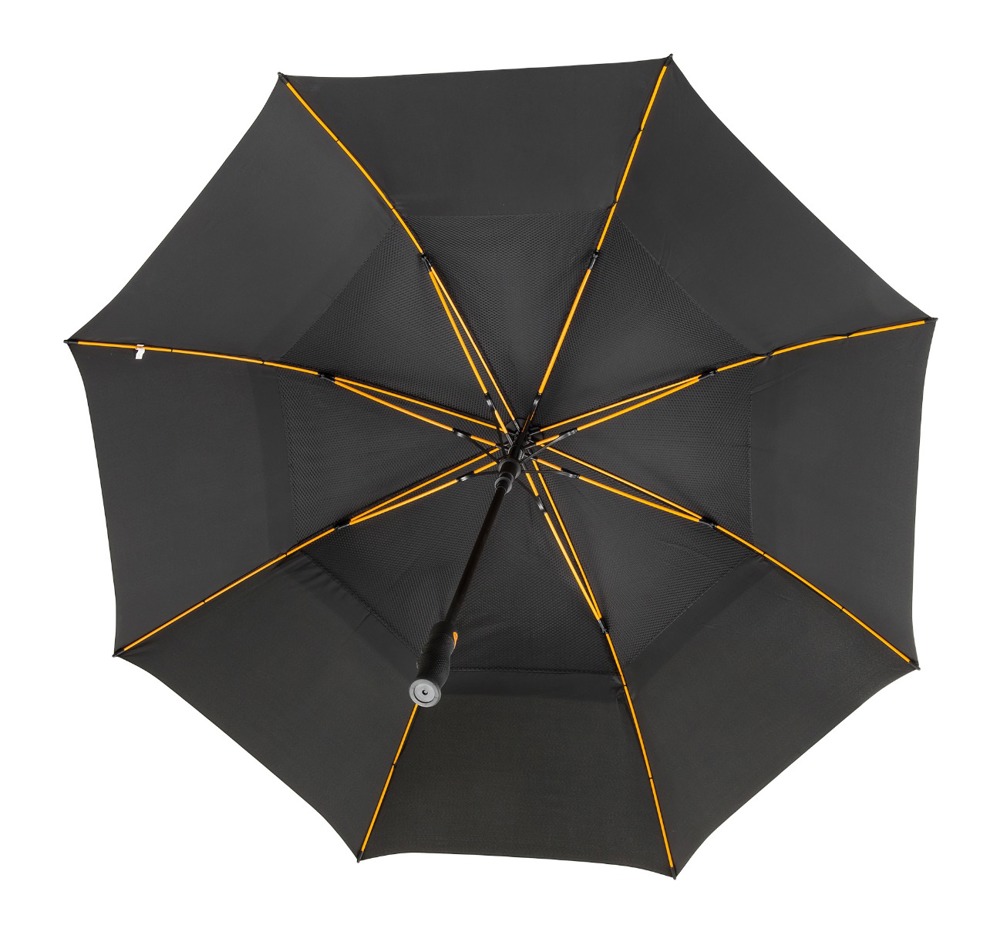 FALCONE - Stormparaplu - Automaat - Windproof -  130 cm - Zwart